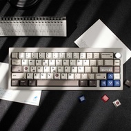 Game1989 Keycaps Retro Milky White PBT cherry Profile keycap set for Mechanical Keyboard