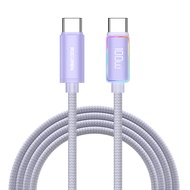 Rocoren USB Type C Cable Fast Charging PD 60W/100W/240W QC 4.0 For Macbook Air 2020 MacBook Pro 2018