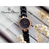 [Original] Alexandre Christie 2709LSBBRBA Elegance Women Watch with Black Stainless Steel | Official Warranty