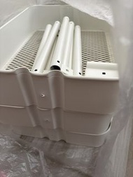 IKEA 白色三層活動几 推車 收納車