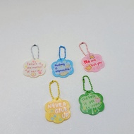 GANTUNGAN Motivational Quotes Keychain - Cute Quotes Keychain - Motivational Quotes Keychain