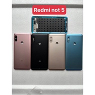 Xiaomi Redmi note 5 Case (With Orange Glass And sim Tray)