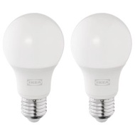 Ikea 21633 E27  led變色燈泡兩個連搖控