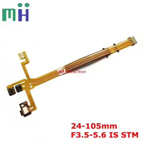 Copy NEW For Canon EF 24-105mm IS STM Lens Focus Flex Flexible Cable FPC with Socket + Sensor 24-105