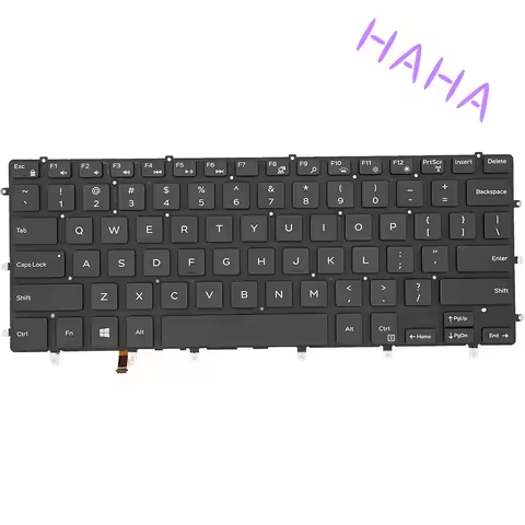 US Layout Keyboard with Backlit for Dell XPS 15 9550 9560 9570 Precision 5510 5520 5530 5540 & inspi