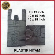 Plastic Bag (Black) - Black Handle Bag / Plastik bag Hitam