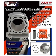 LEO BLOCK CERAMIC WITH PISTON FORGED LC135 Y15 FOR SIZE 68MM 70MM 72MM 73MM