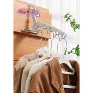 [SG] [FREE SHIP] 2 Way 5 Hole Hanger Hook Clothes Holder Collapsible Save Space Travel Holiday Save 