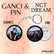 GANTUNGAN NCT DREAM PIN KEYCHAIN BEAT IT UP 58 MM KEYCHAIN KPOP KEYCHAIN UNOFFICIAL JAEMIN HAECHAN R