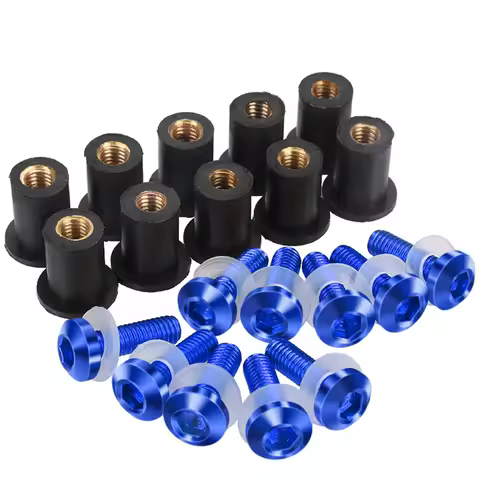 For BMW K1600GT K1600B K1300R R1250RT R1200RT K1200S S1000RR K1200LT K1200RS K1200GT F900R 5mm 10PCS