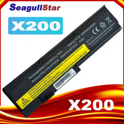 Laptop Battery For Lenovo ThinkPad X200 X200s X201 X201i X201s 42T4834 42T4835 43R9254 ASM 42T4537 F