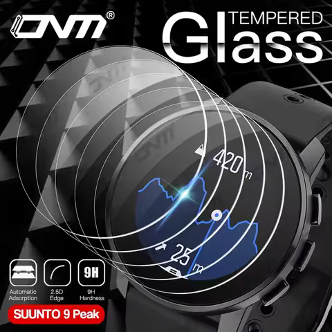 9H Premium Tempered Glass for SUUNTO 9 Peak Pro Smart Watch Screen Protector for SUUNTO 9 Peak Pro P