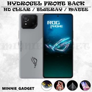 Asus ROG 9 FE Rog 9 Pro Rog 8 Pro Rog 7 Ultimate Rog 6 Pro Rog 6D Hydrogel Front + Back Screen Prote