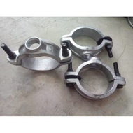 Galvanized Iron Saddle Clamp (G) 3" x 3/4" Pipe Saddle Clamp