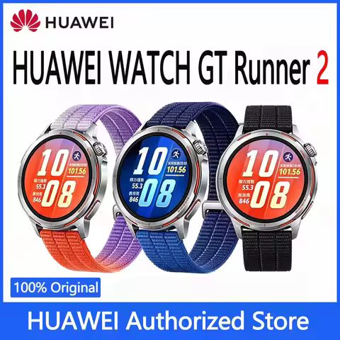 Original HUAWEI WATCH GT Runner 2 Professional Running Smartwatch, ECG Health Monitoring, 5ATM Water