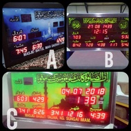 ❤ JAM ADZAN UNTUK MASJID/SURAU..SAIZ BESAR❤