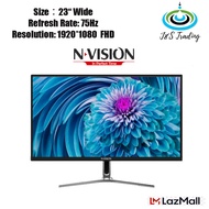 IP23D1 23 inches Nvision Invision Monitor IPS 75Hz 5Ms Gaming Monitor 1920x1080 FHD for PC/Desktop M