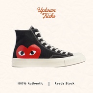Converse Chuck Taylor 70s High x CDG Comme Des Garcons Play Black (100% original)