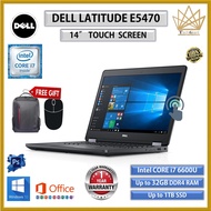 AMD (TOUCH & NON TOUCH) DELL LATITUDE E5470 CORE i5 & i7 (6th GEN) 14" HD/ UPTO 32GB RAM / 1TB SSD/ 