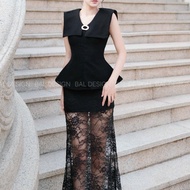 Luxurious wedding dress, v-neck fishtail shirt set with luxurious long skirt 792(Z4) NC N.c
