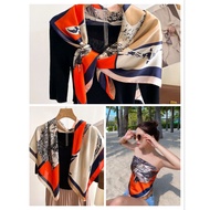 Square silk scarf (90cm x 90cm)