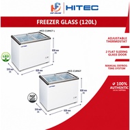 Hitec Peti Sejuk Beku (120L) Glass Top Chest Freezer HFZ-C189GT HFZ-C189GT L (LED)