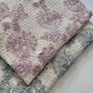Three-Dimensional Plate Flower Embroidery Fabric Sequins Hollow Mesh Embroidery Fabric Embroidery Wo