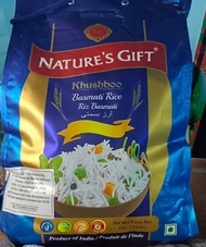 Nature’s Gift Khushboo Basmati Rice 5kg ข้าวบาสมาติ ตรา เนเจอร์กิฟ ขนาด 5kg