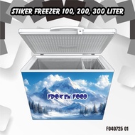 Freezer Cover Protector Anti-Scratch Winter Sticker 100 200 300 Liter F 040725 01