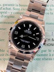 🌈🌈新返貨啦🌈🌈📑連出世紙📑🖤🖤原裝SM黑面🖤🖤369款式💚大熱款式😍 Rolex Explorer 1 114270 連原裝勞力士78690鋼帶👔36mm 狀態一流👍🏻👍🏻KCB888（旺角洗衣街店