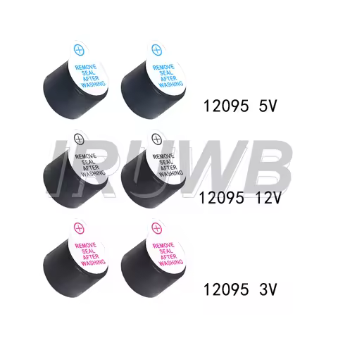10PCS 12095 12*9.5mm Mini Plug Speaker 3V/5V/12V/16R Active Buzzer TMB12A03 TMB12A05 TMB12A12 Magnet