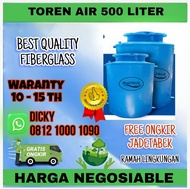 500 liter Toren air Fiberglass ( Tangki Air )