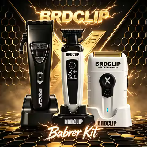 Professional Electric Hair Clipper Hair Trimmer Brushless Motor 7500RPM DLC Blade Electric Shaver 80
