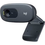 Logitech C270 HD Webcam, 720p, Widescreen HD Video Calling,Light Correction, Noise-Reducing Mic, For