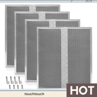 4Pack HPF36 Range Hood Non-Ducted Charcoal Filter for  Range Hood Filter S97020466 Type XC with Clips Easy to Use