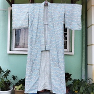Kimono Haori Blue Japanese Vintage