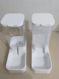 貓狗自動飲水機/自動糧食機 貓飲水機 狗飲水器寵物 狗糧食機月 貓喝水器 流動喂水器