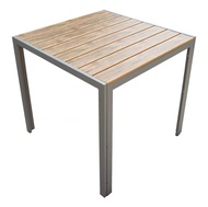 EHOME เก้าอี้รับประทานอาหารอะลูมิเนียมที่ทันสมัยเก้าอี้รับประทานอาหารกลางแจ้งแบบซ้อนได้พร้อมเคลือบผง