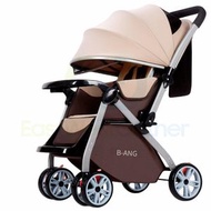 東西物聚 - 包送貨-高景觀新生嬰兒手推車【進階版】加州陽光（四輪發泡） 寶寶車 兒童手推車 BB車