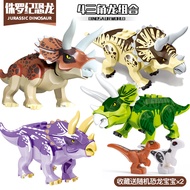 Jurassic park dinosaur toy Suit Compatible with Lego blocks  Velociraptor T-Rex kids Puzzle toys gift