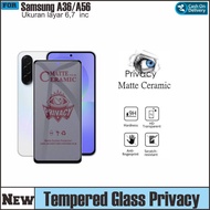 LAYAR Samsung A36 5G A56 5G Anti-SPY Ceramic Screen Protector