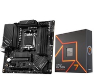 AMD Ryzen 7 7700X CPU Processor Bundle with MSI PRO B650M-A WiFi ProSeries Motherboard (AM5, mATX, D