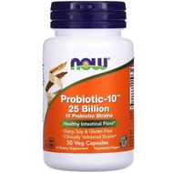 美國Now foods 益生菌-10, 250億 50粒素食膠囊