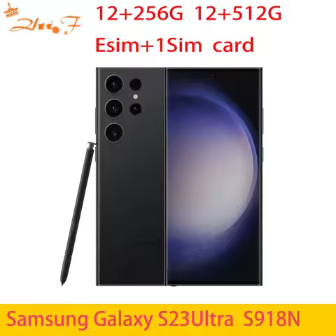 Samsung Galaxy S23 Ultra 5G s23u S918N 6.8" ROM 256/512GB RAM 12GB Snapdragon NFC Original Android C