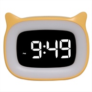LED Night Light Alarm Clock Desktop Functional Electronic Clock Bedroom Atmosphere Night Light Clock
