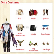 New Arrival High Quality Genshin Impact Kaveh Cosplay Costume Full Set Genshin Kaveh Wig For Carniva