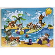 [60 Pieces] 60 Pieces Of puzzle Wooden Jigsaw Toys - Jigsaw puzzle Set - Jigsaw puzzle