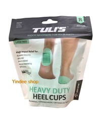 Tuli’s heavy duty heel cups : shock absorbers for your feet แพ็คละ 1 คู่ ซิลิโคนสำหรับรองส้นเท้า ลดแ