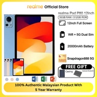 Pad Tablet Pad P80 Android 12.0 [16GB RAM 512GB ROM] Dual SIM 5G LTE （5 Years Warranty）