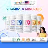 [Vitamin & Mineral] Pentavite Bubbly B/Vitamin C/Calcium+D/Men Multivitamin/Women Multivitamin/Omega